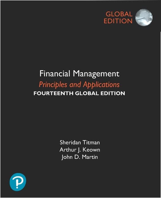 Cover of Financial Management: Principles and Applications