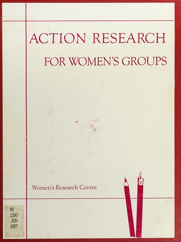 Cover of Action research for women's groups.