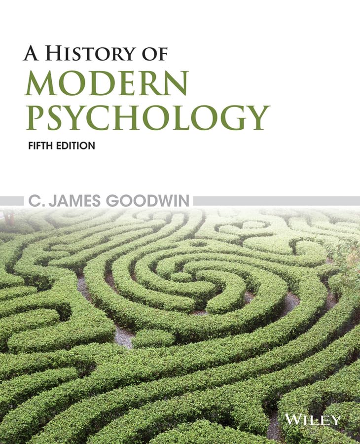 Cover of A History of Modern Psychology